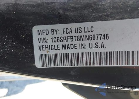 2021 Ram 1500 Big Horn 4X4 6'4 Box from USA, damaged, VIN 1C6SRFBT8MN667746